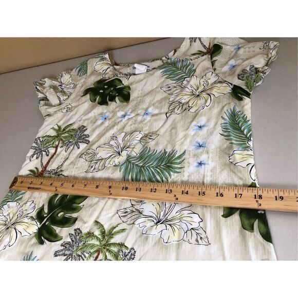 Bishop St Apparel Made in Hawaii Short Sleeve Dress SZ M - Picture 6 of 10